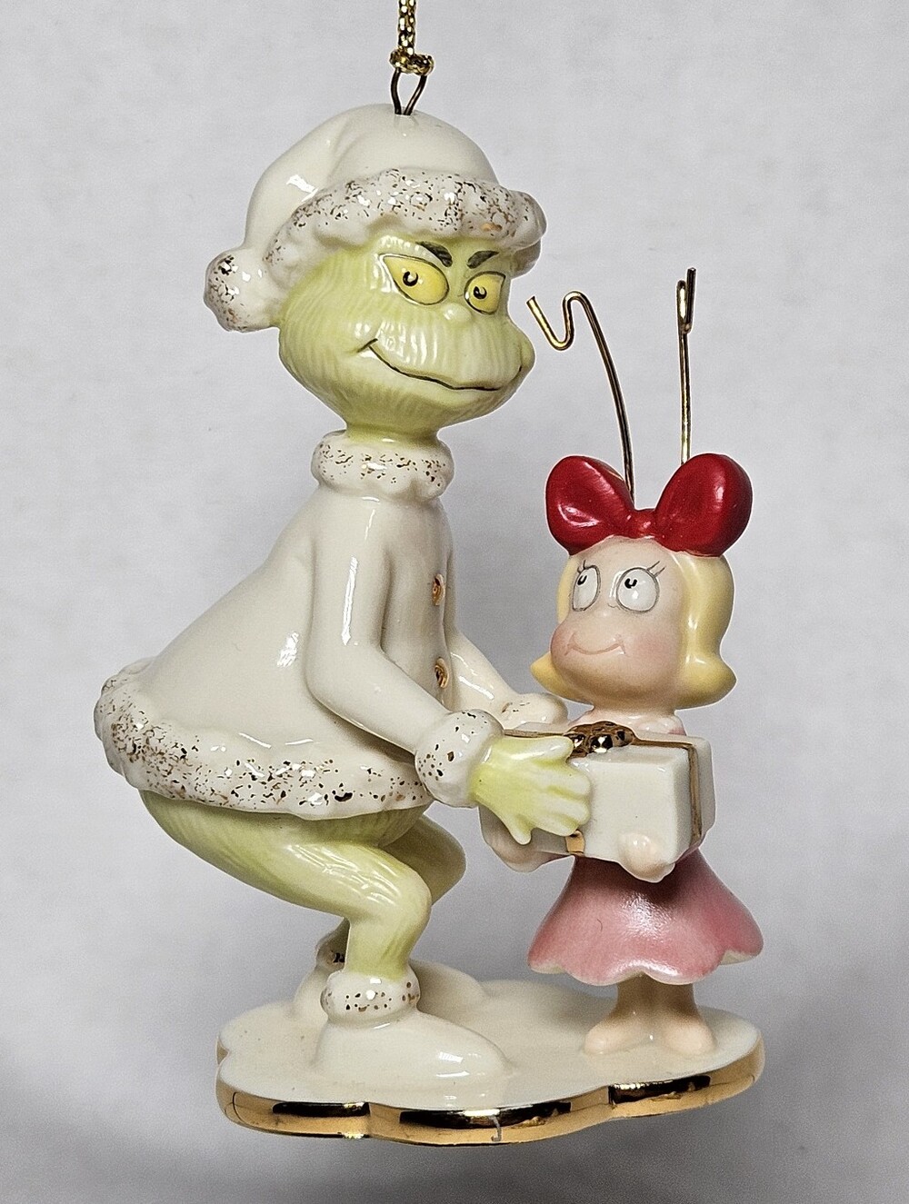 LENOX Dr. Seuss “Cindy Lou & The Grinch Too” Ornament Mint Condition Christmas